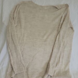 lululemon athletica Soft Beige Crew Neck Sweater